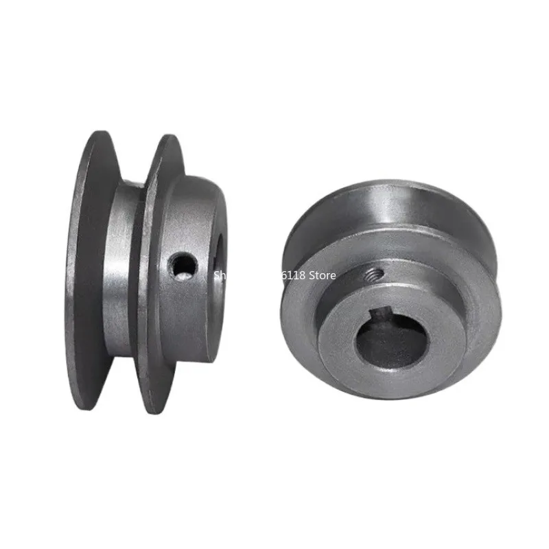 Single Slot Motor Gear Reducer Engine Generator Drive Wheel Triangular Applicable To Pulley Type A