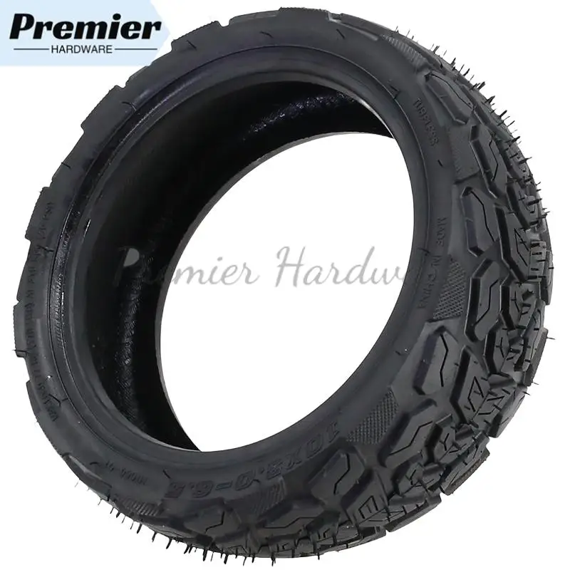 Scooter elétrico 10x3.0-6.5 pneu a vácuo em forma de coração off-road 10 polegadas à prova de explosão engrossado resistente ao desgaste pneu sem câmara de ar