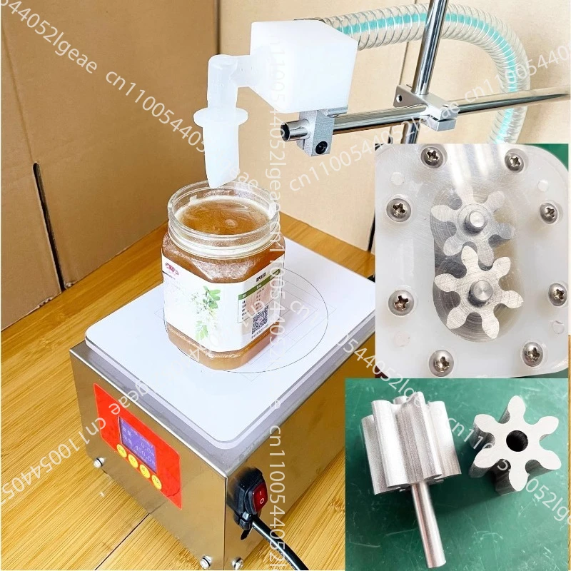 

Automatic Honey Filling Machine for Thick Liquid Food; NC Weighing and Dosing Filling Machine; Fully Automatic Bottle Filler