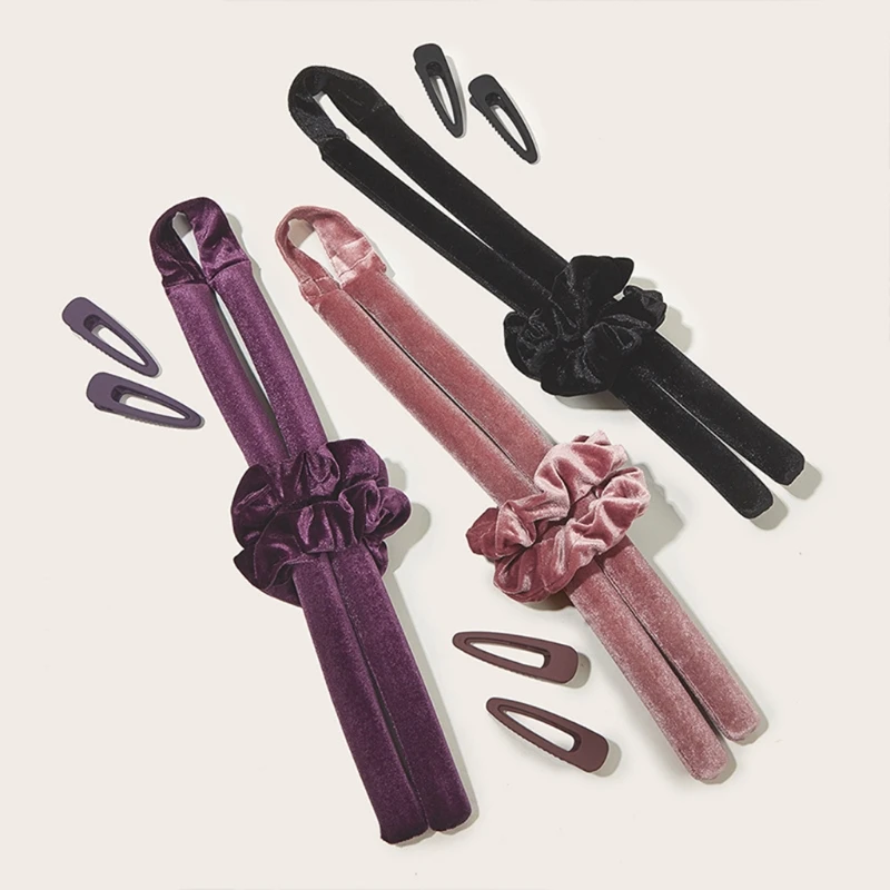 No Heat Curls Ribbon Hair Rollers Keeps Hair Undamaged Make You Unknowingly Beautiful Plush Heatless Curler Save Drop Shipping