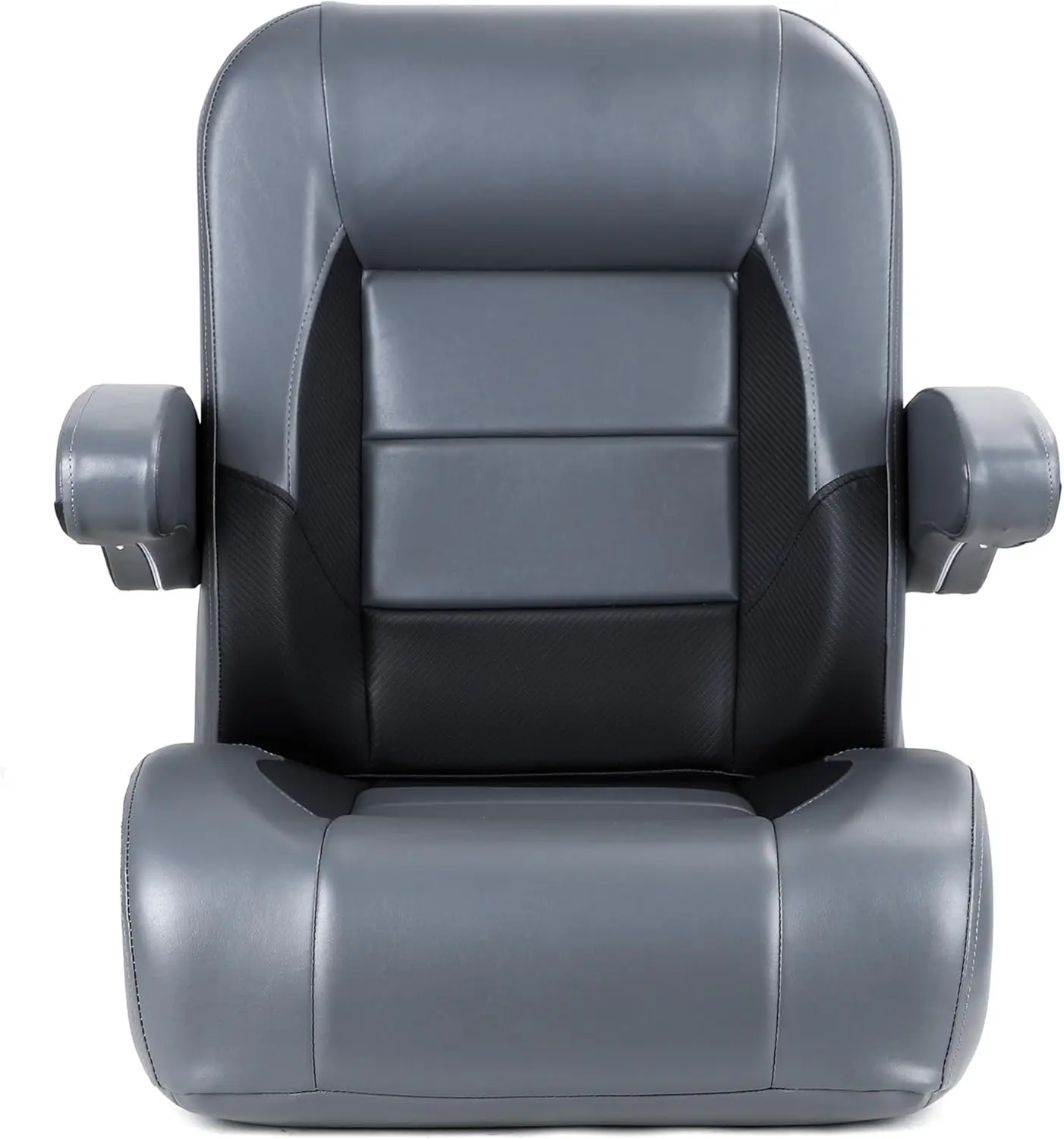 Premium Reclining Pontoon High Back & Low Back Captain's Chair Boat Bucket Seat with Removable Armrest