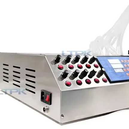 

LT-GZL10A Semi-Automatic Pneumatic Ten Nozzle Perfume Milk Juice Olive Essential Oil Water Bottle Liquid Filling Machine