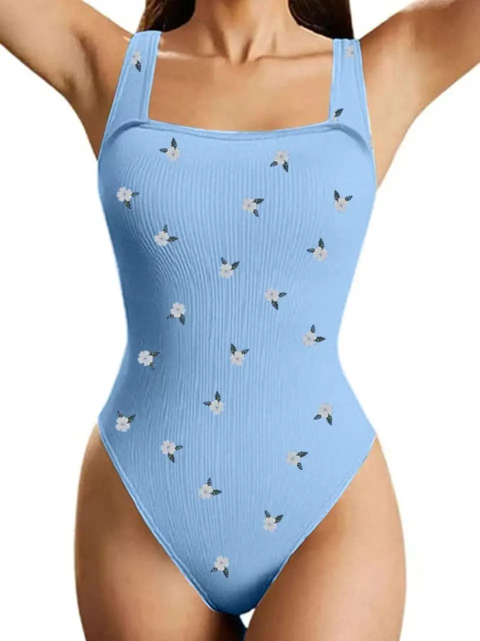 

НОВЫЙ женский летний наряд, голубой комбинезон с вишневым принтом для женщин, винтажный шикарный, легкий, идеально подходящий для поездок на работу, удобный S