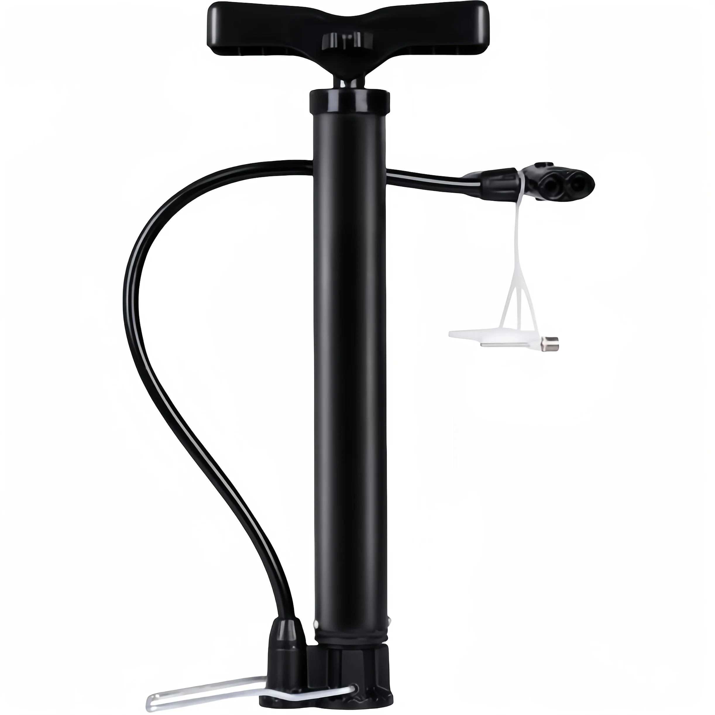 Compact High-Pressure Bike Pump with Alloy Base - Portable Mini Inflator for Bicycles, Basketballs, Electric Scooters - Up to 12