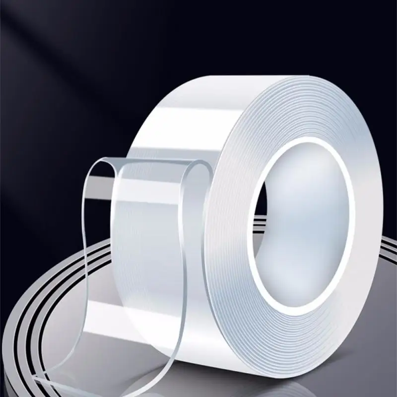 1/2/3/5 متر متعددة الأغراض مزدوجة الوجهين نانو الشريط عالية لزجة قابلة لإعادة الاستخدام أشرطة DIY بها بنفسك الحرفية قرصة لعبة صنع تهب فقاعة الإمدادات