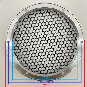 Bilashmart 6.5 Alu Speaker Cover Mesh Grill Scan Speak Isotec Car Audio DJ PA Woofer