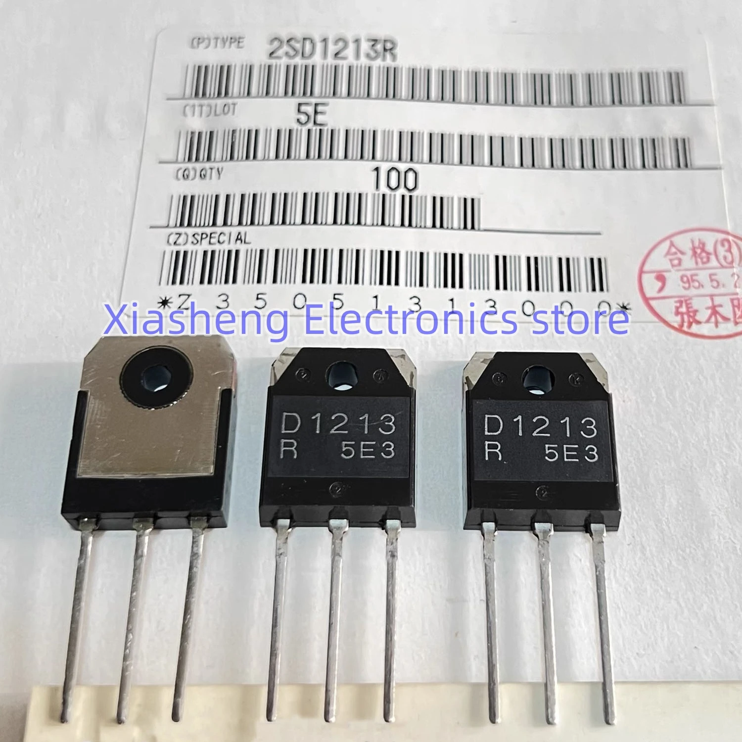 

New Original 5Pcs 2SD1213 D1213 TO-3P Transistor In Stock Electronic Components Good Quality