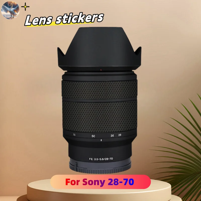 for Sony FE28-70 Camera Lens stickers, precision cut wear-resistant protective film, DIY skin