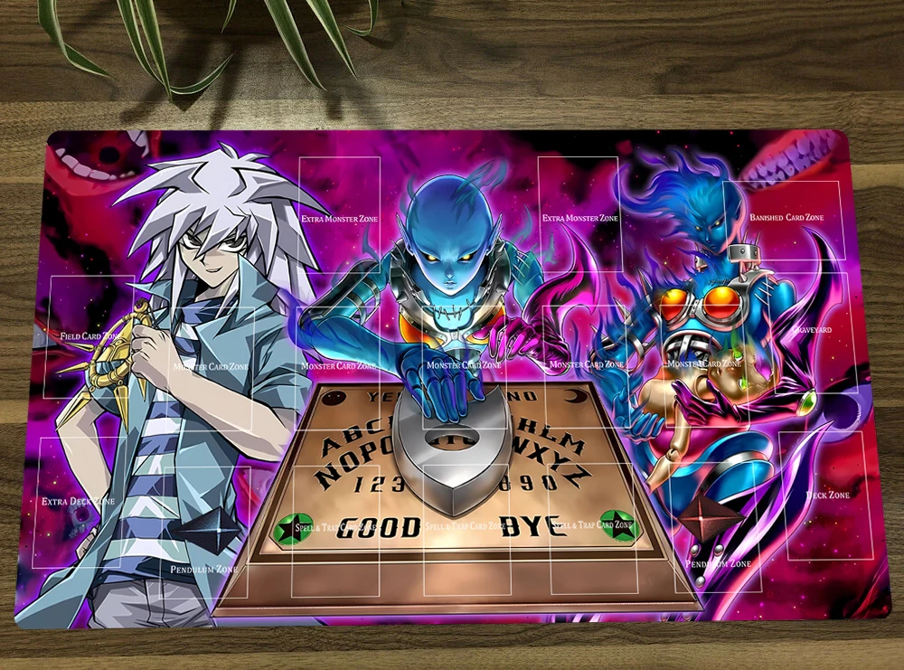 

YuGiOh Necrofear TCG CCG Коврик для коллекционных карточных игр Настольный игровой коврик для игр Коврик для мыши Бесплатная сумка 60x35 см