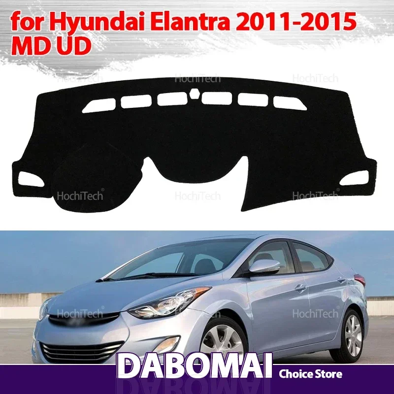 

Dashboard Cover Board Anti-Slip Mat Protect Pad Car Accessories Sunshade Carpet Rug for Hyundai Elantra 2011-2015 MD UD