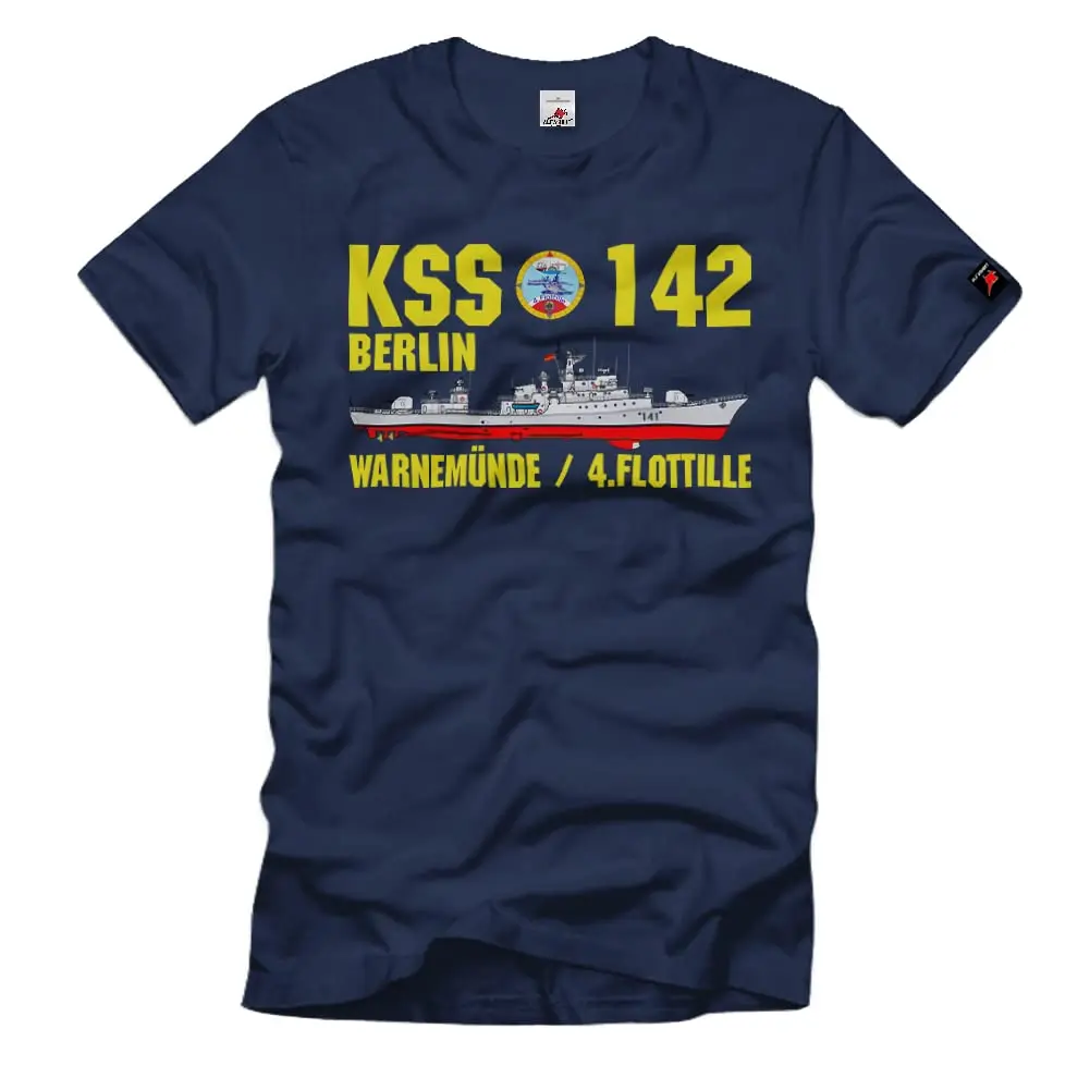 KSS 142 Berlin Warnemünde 4 Flotilla Volksmarine Class 1159 T Shirt # 38411 Anime Graphic T-shirts for Men Clothing Women Tees Y