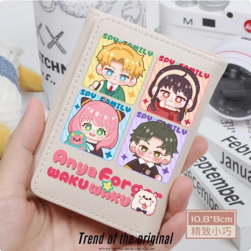 Anime Spy Family Anya Forger Fashion Wallet PU Purse Card Coin Hasp Money Bag Cosplay Gift B1968