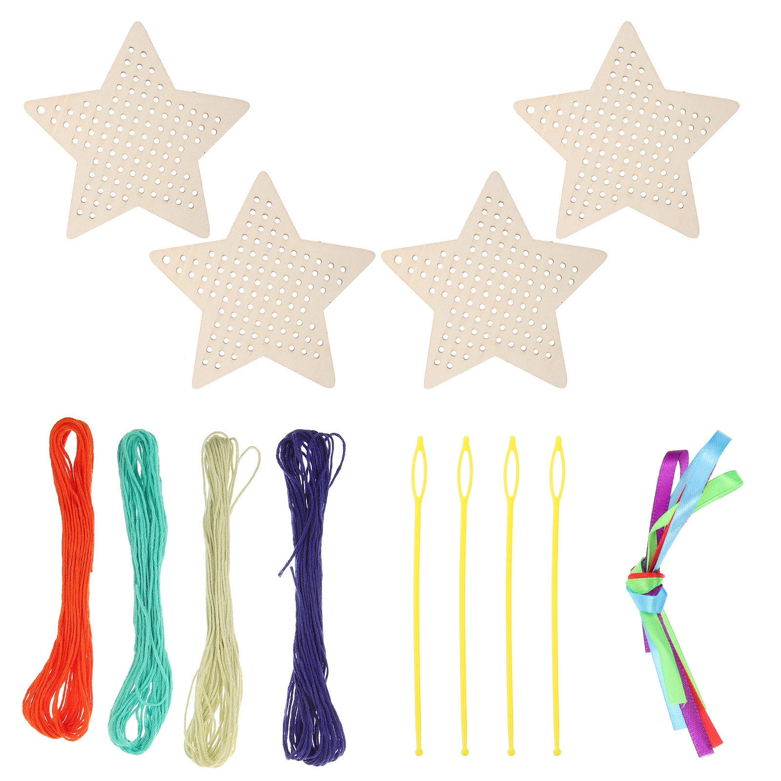 

Wooden Bookmark Set Handmade Marks Bookmarks Embroidery Suite Diy Ornaments Kits Student