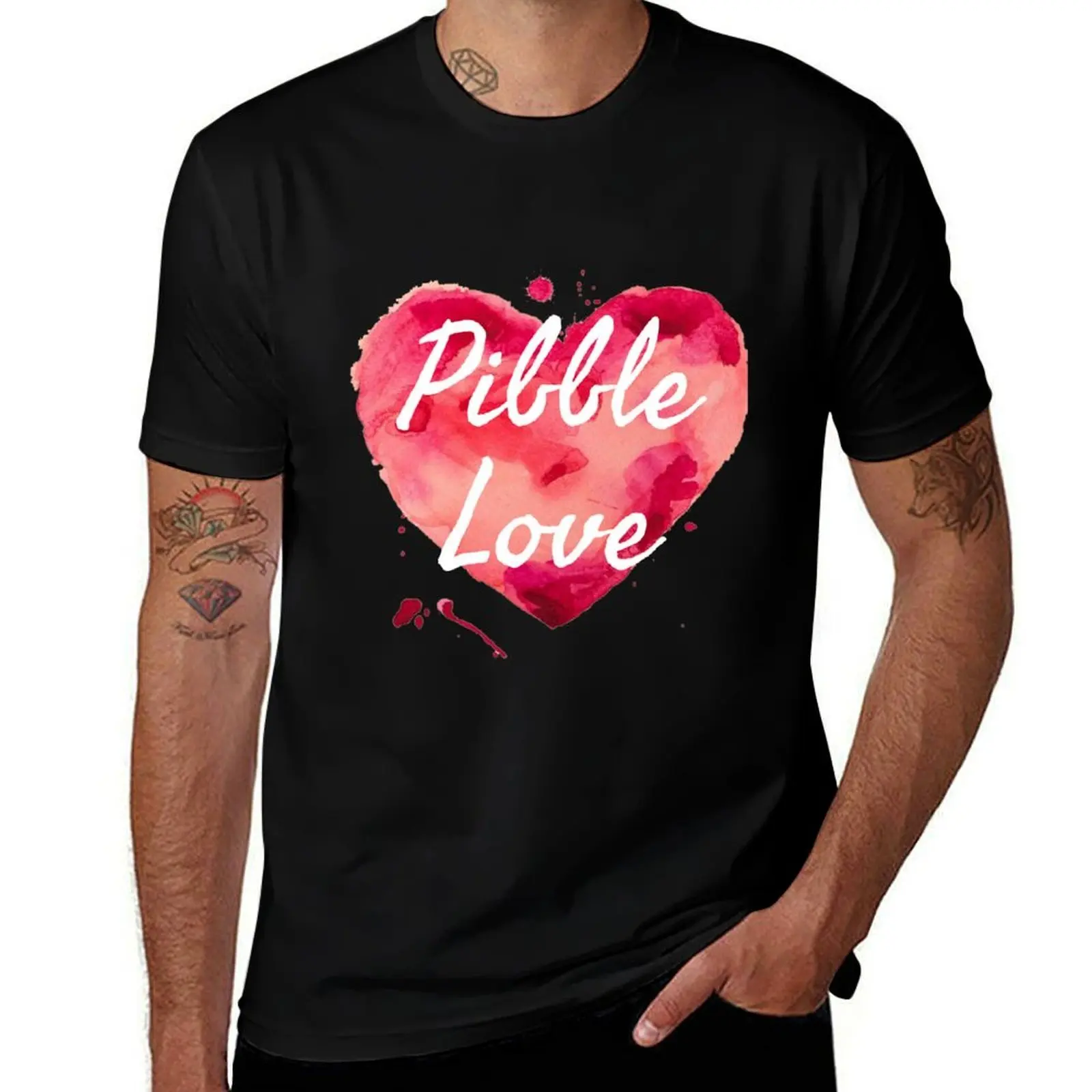

Pibble Love T-Shirt t shirts for man graphic tees t shirt man plain T-Shirt