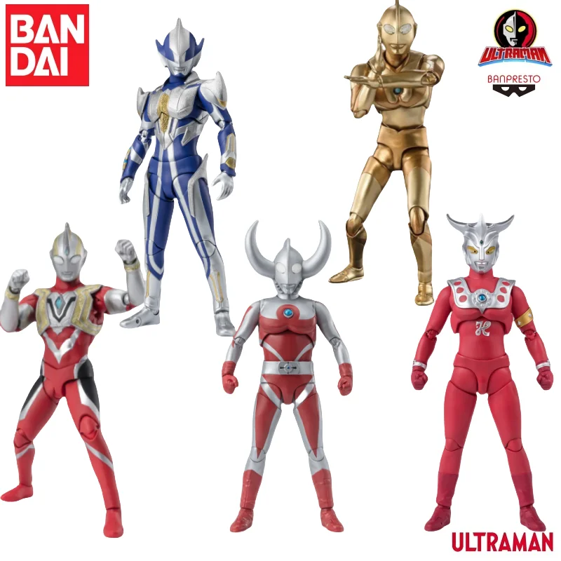 

100% Bandai In Stock Shfiguarts UItraman Hikari Ultraman Trigger Ultraman Leo Father of Ultra Ultraman Leo Shanghai Anniversary