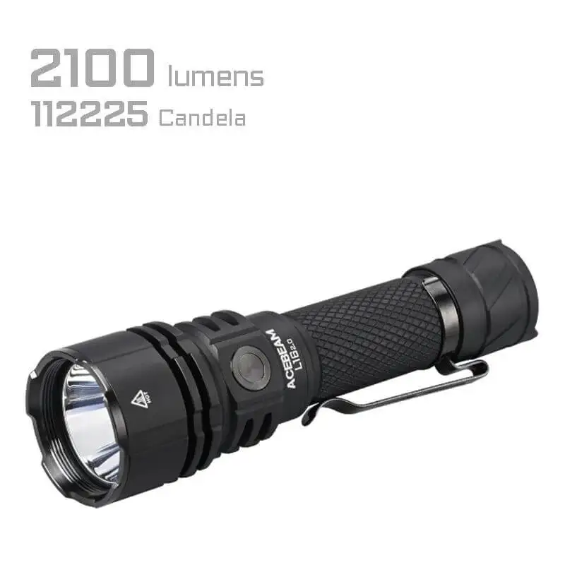 

Acebeam L16 2.0 2100 Lumens Tactical Flashlight