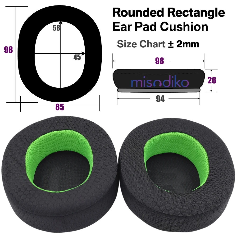 misodiko Verbeterde oorkussens Kussens Vervanging voor Xbox draadloze/bekabelde stereoheadset