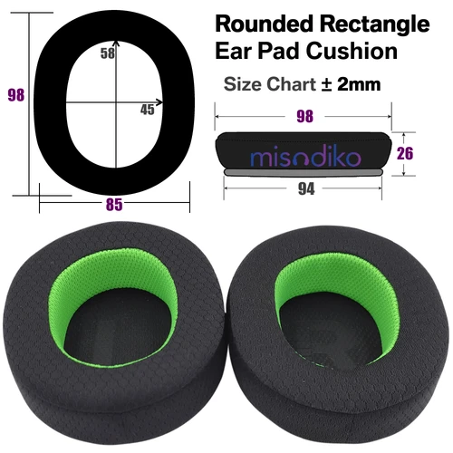 Imagen 2 del producto Misodiko Almohadillas para los oídos mejoradas Reemplazo de cojines para auriculares estéreo inalámbricos/con cable Xbox