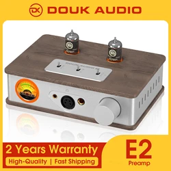 Douk Audio E2 Tube Headphone Amplifier XLR/4.4mm/6.35mm HiFi Stereo Preamplifier
