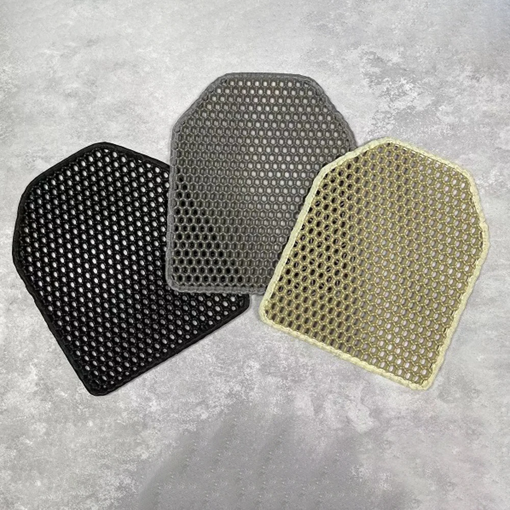 전술 조끼 통기성 방열 패드 2피스 세트, 방탄 보드 쿠션 안감