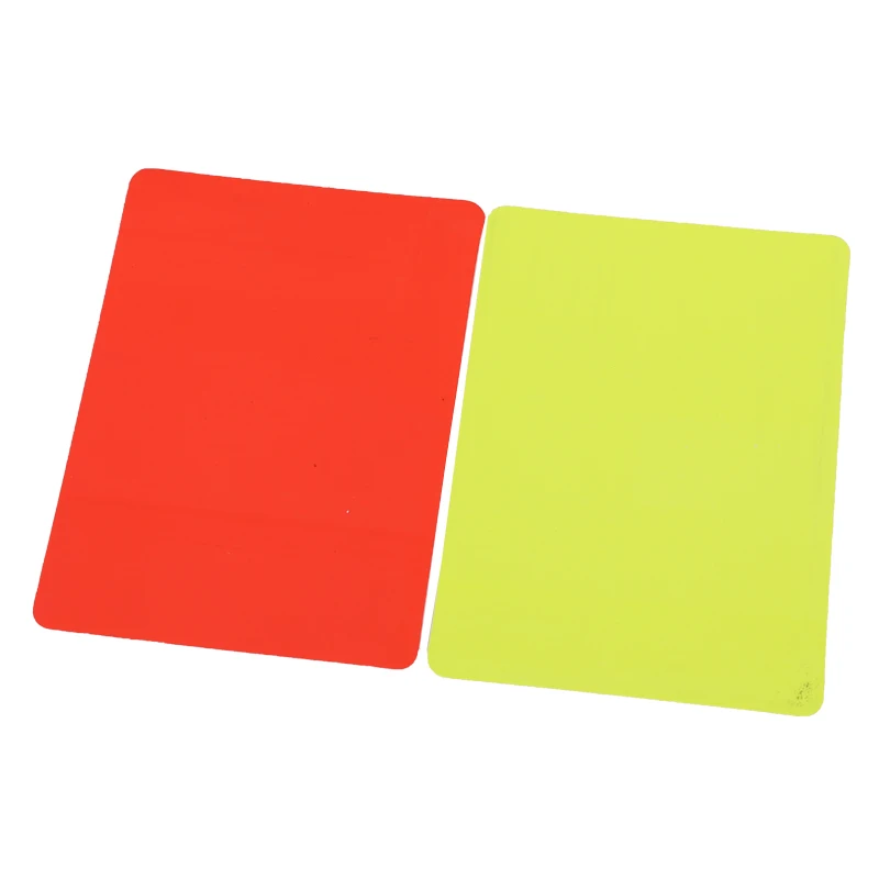 2PCS 4PCS 6PCS Soccer Referee Red Yellow Cards Football Match RefereeReferee Tool Warning and Ejection Cards