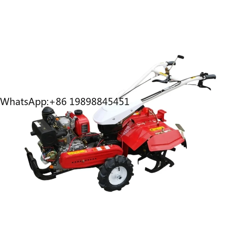 

Multifunctional Hand Held Rotary Tiller Orchard Arable Land Rotavator Agriculture Manual Weeder Hoe Ridging Machine