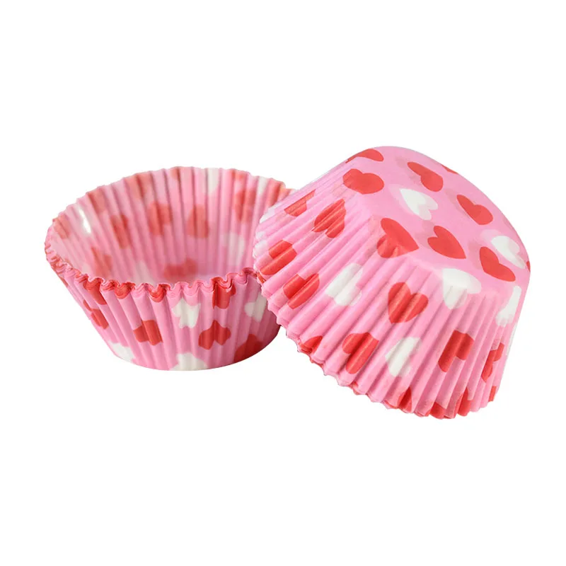 100Pcs Muffin Cupcake Paper Cups Cupcake Liner Baking Muffin Box Cup Case Party Tray Cake Decorating Tools Birthday Party Decor