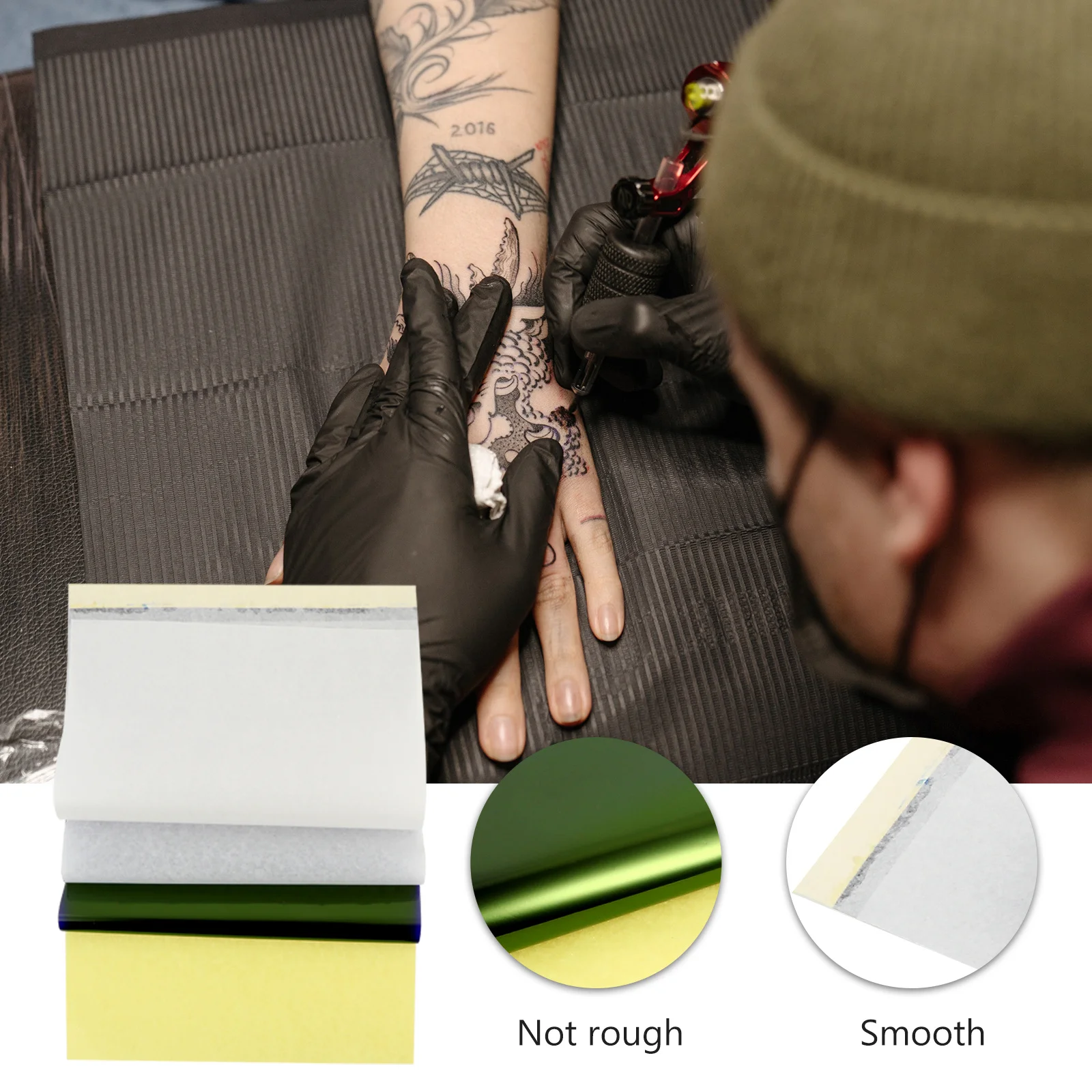 

25 Sheets Tattoo Transfer Paper Professional Stencil Paper DIY Transfer Sheet for Thermal Copier Or Hand Trace