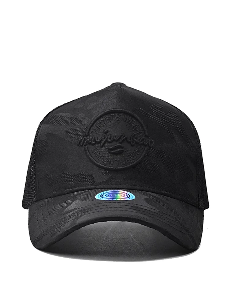 

Summer New Sunscreen Hat Men's High Top Face Highlighting Small Baseball Hat Sunshade Breathable Duck Tongue Hat Men