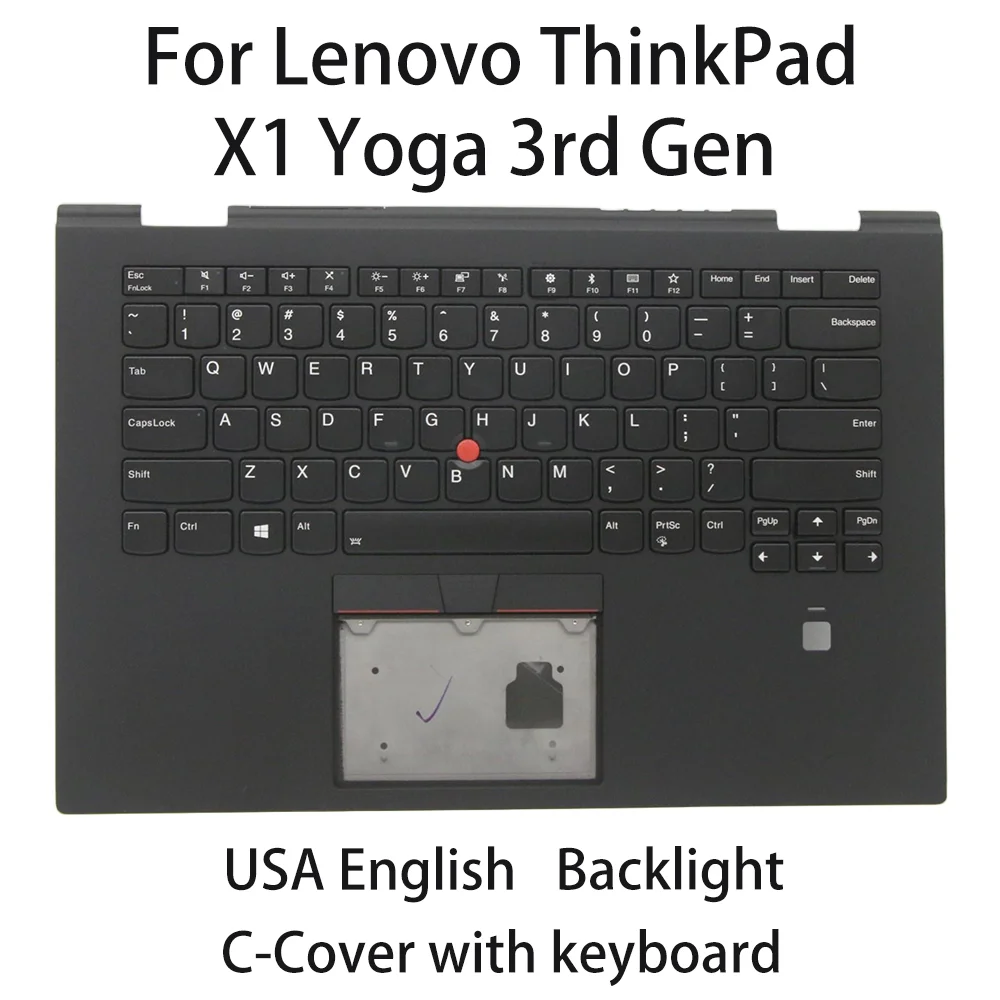 Tastiera Retroilluminata Per Lenovo ThinkPad X13 Yoga Gen1 E X390 Yoga – Layout UK