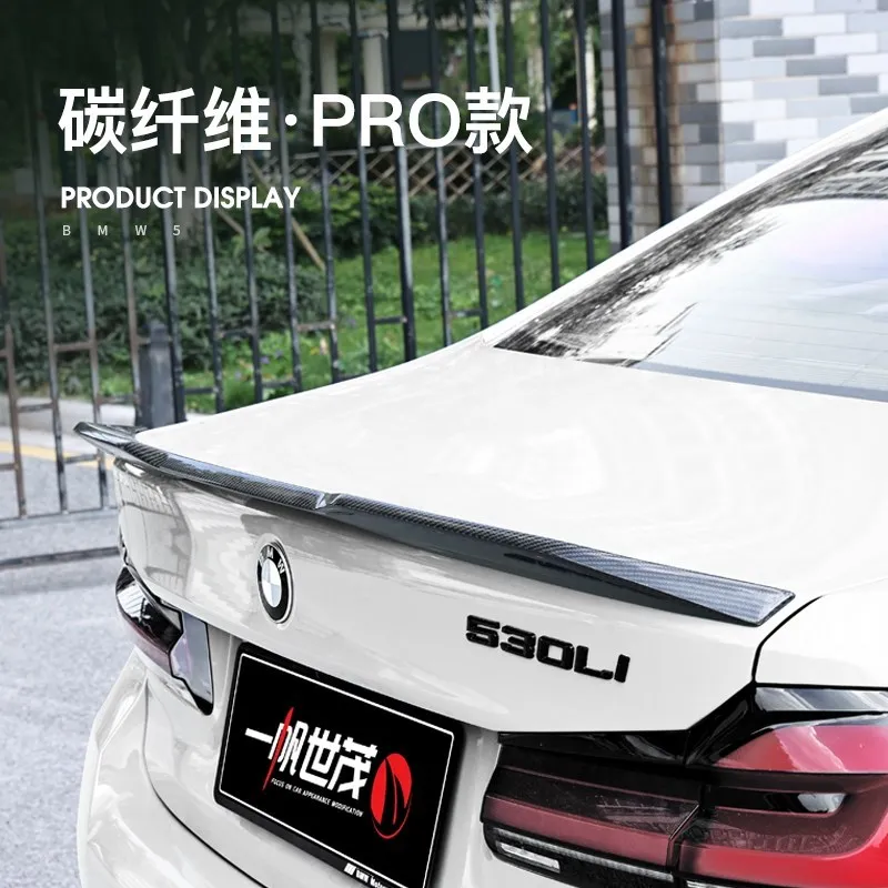 

For BMW 5 Series g30 2018-2021 high quality Carbon Fiber rear boot Wing Spoiler Rear Roof Spoiler Wing Trunk Lip Boot Cov