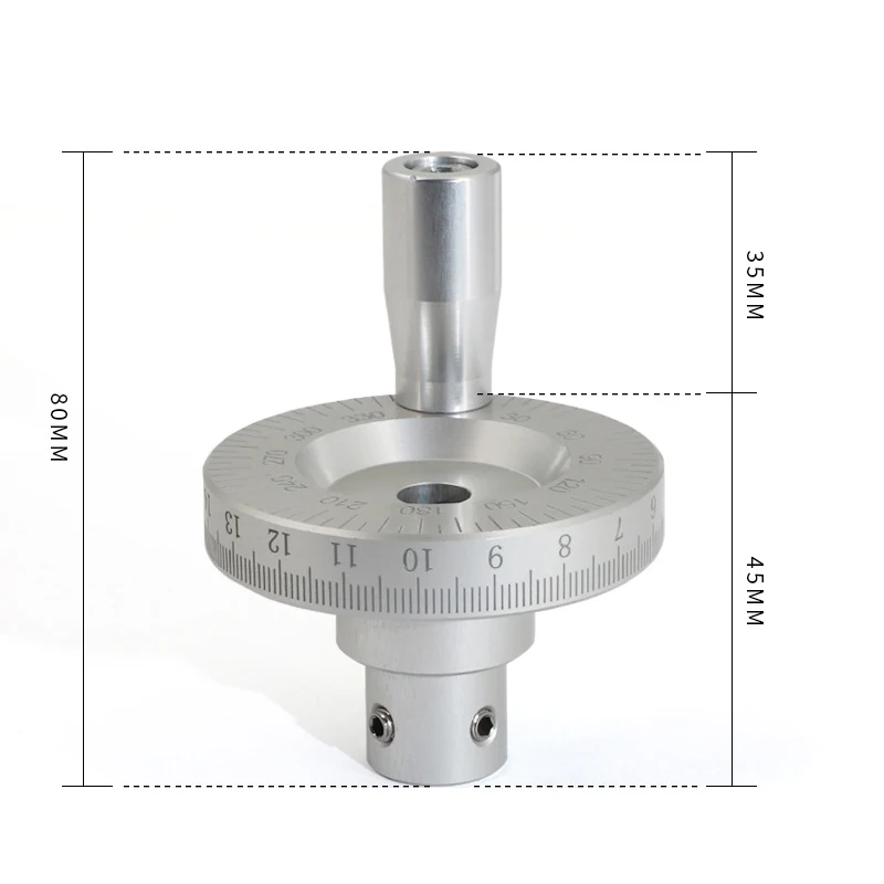 Machine Tool Metal Laser Scale Handwheel Special For Manual Sliding Table Tools Graduated Handle Rocker