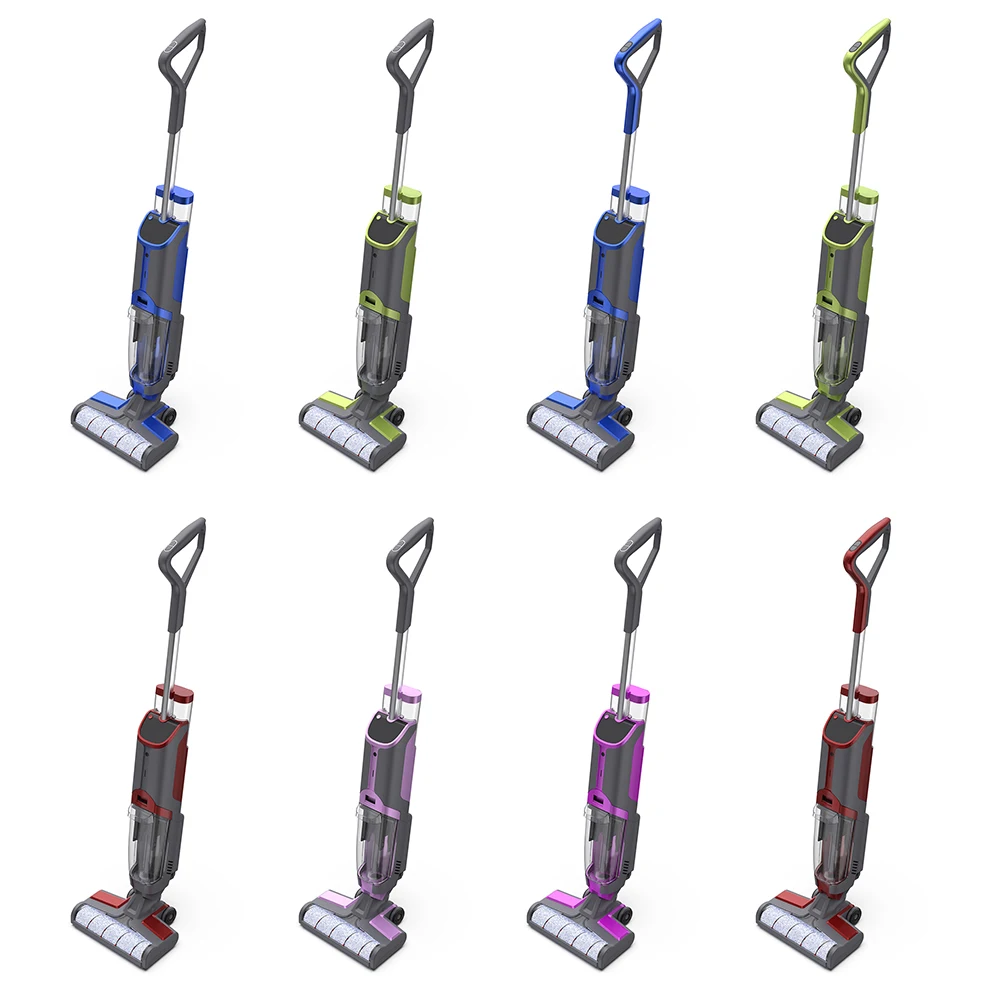 Cordless Wet Dry Vacuum Cleaner Self-Cleaning HEPA Voice Assistant LED Display Floor Washer for Household and Hotel Floor Care