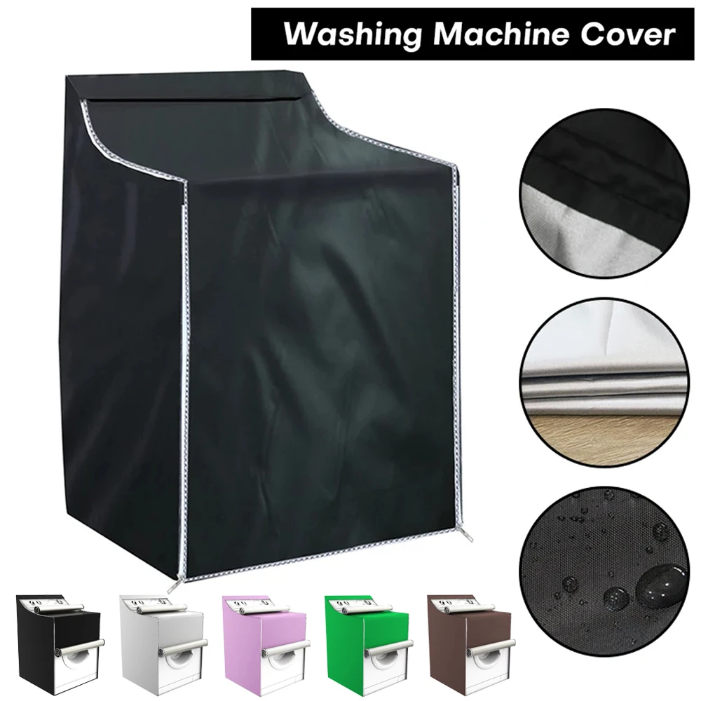 

1 Piece Waterproof & Sun Washing Machine Cover Laundry Drying Machine Durable Automatic Protection Easy Fit Universal Protector