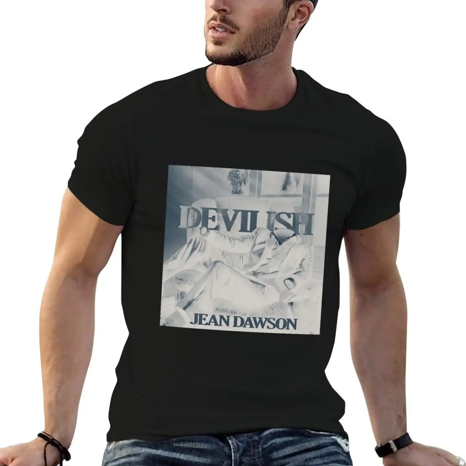 Devilish Jean Dawson design T-Shirt customs design your own vintage clothes men workout shirt