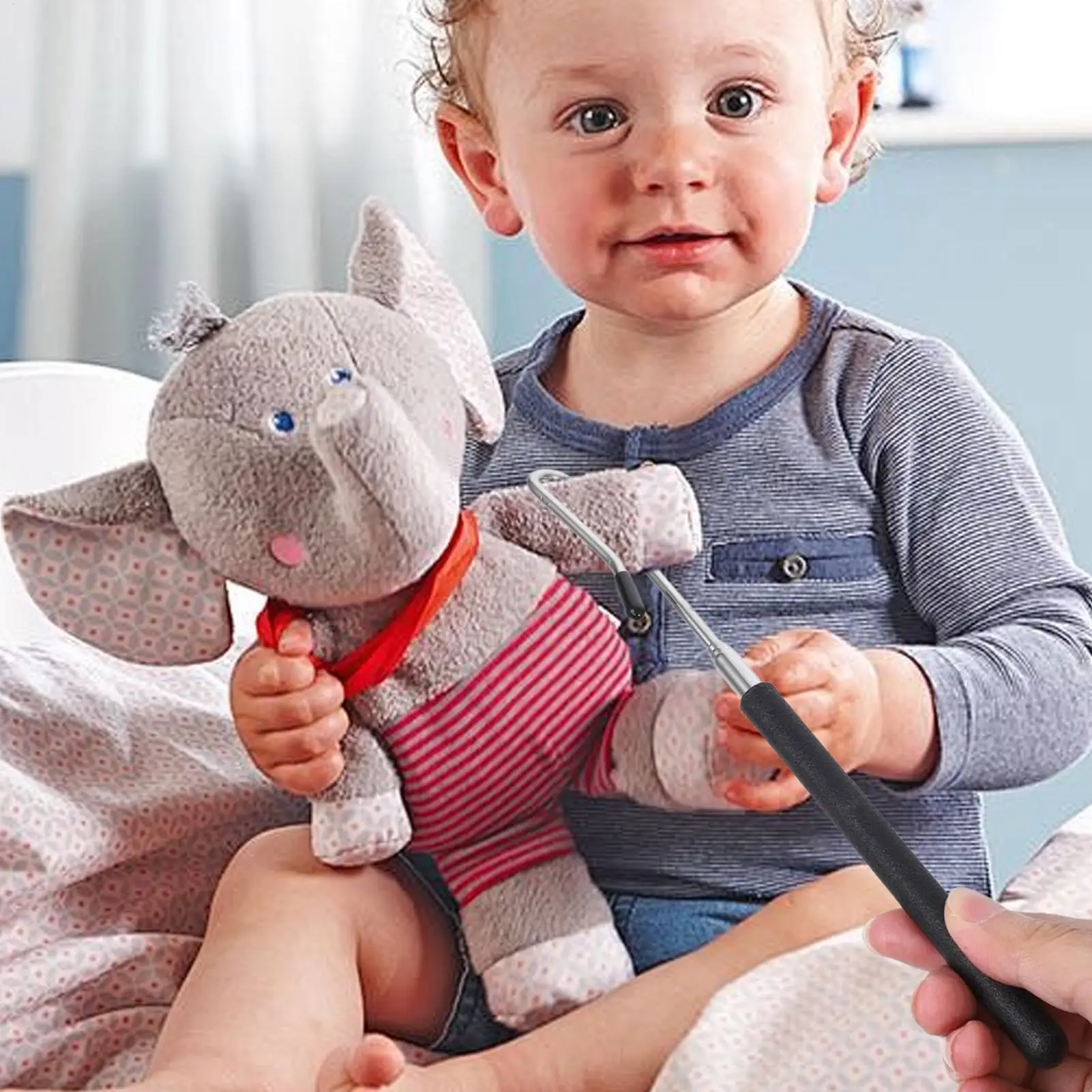 Puppet Control Stick Telescoping Puppet Hand Rod Doll Full Body Handling Accessories Flexible Metal Tool For Home Classroom