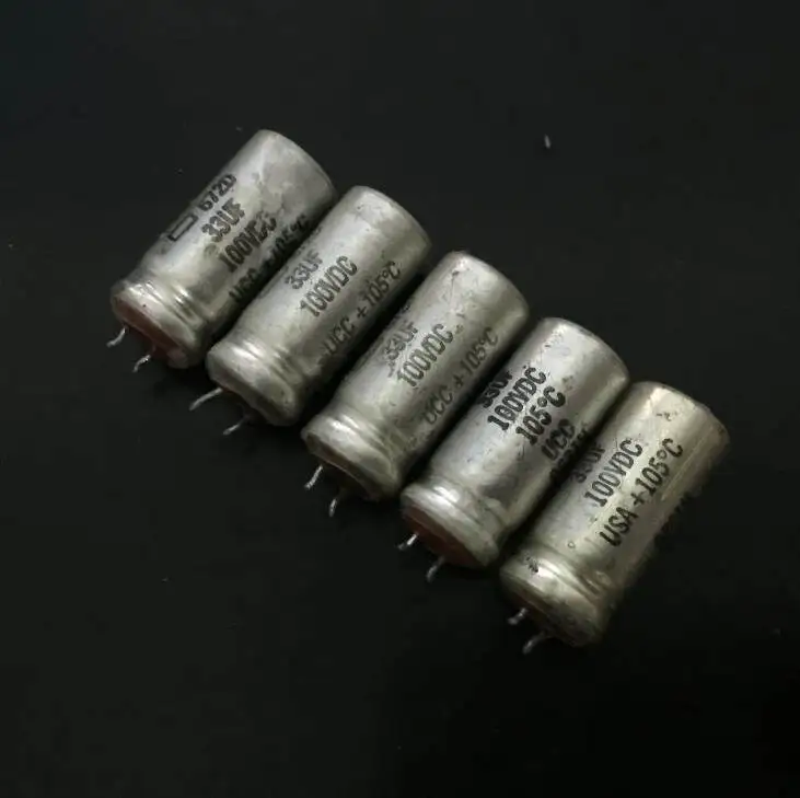 スプラグusa製、レッドトップ672dシリーズ、33μf、100v、hifi対応、スルーホール型、カソード電解コンデンサ、20個入り。