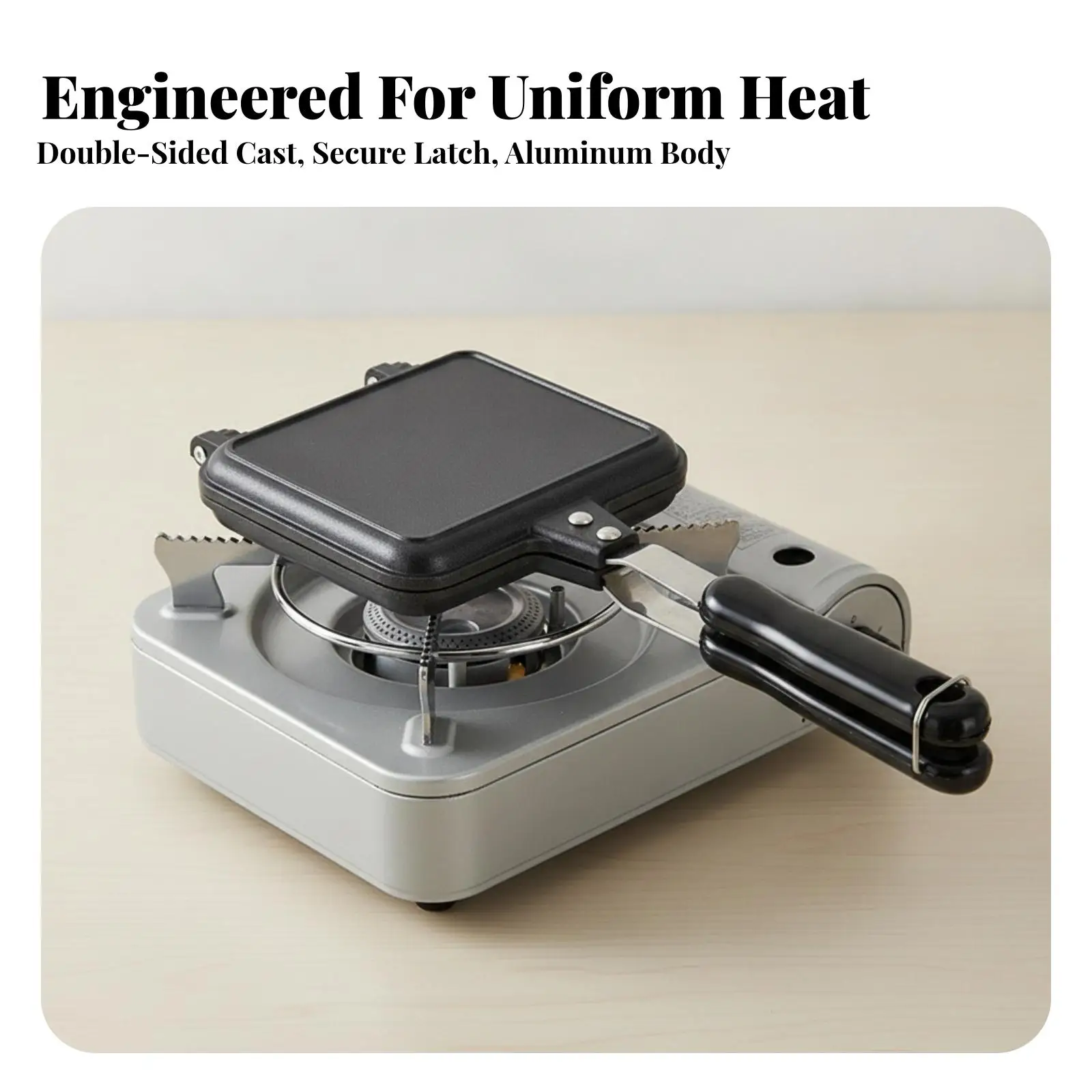 Sandwich Grill Pan Nonstick Sandwich Toaster Double-Sided for Home Kitchen