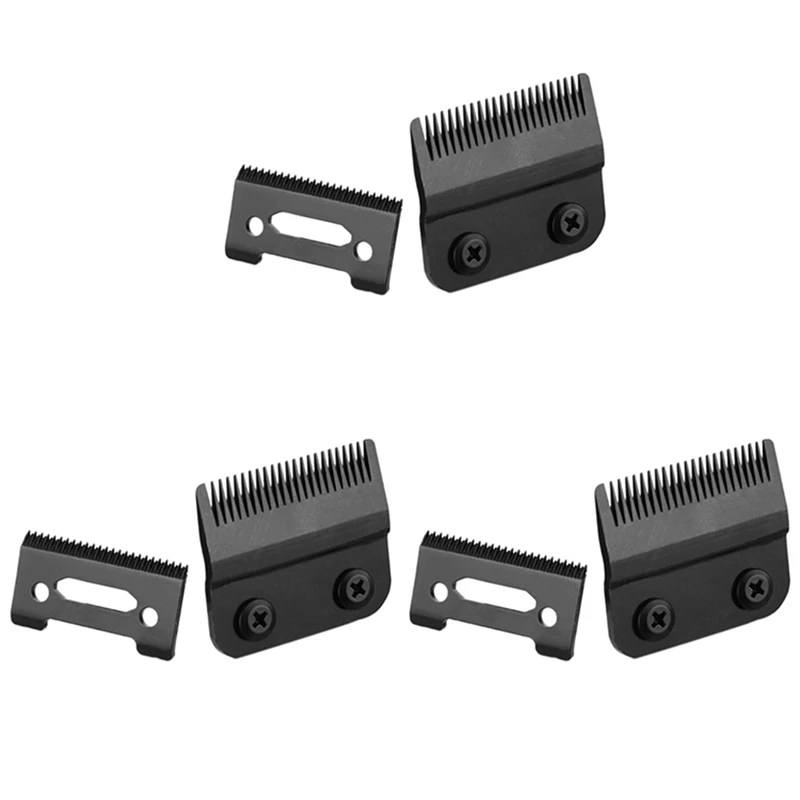 ABMK 3 Set Replacement Movable Blade Steel Accessories For Wahl Clipper Blade Professional Hair Clipper Blade Carton