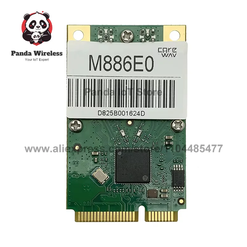 

1 шт. M886E0 Wi-Fi-карта расширения Mini PCIe QUALCOMM QCA9886 2x2 MIMO многоканальный беспроводной сигнал MMCX 5 ГГц