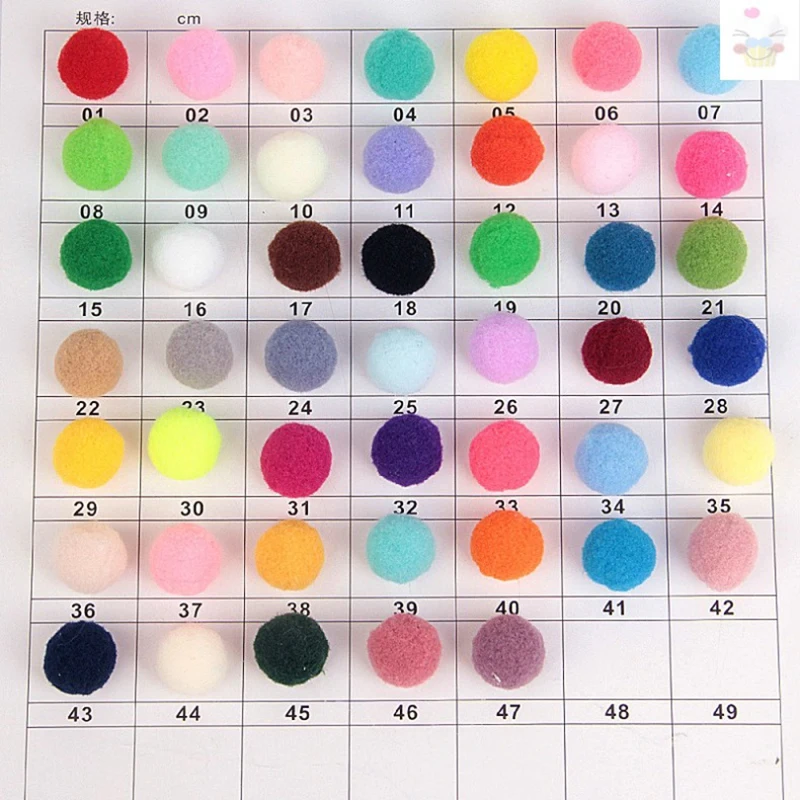 Mini puszyste miękkie pompony 8/10/15/20/25/30mm pompony piłka ręcznie robione zabawki dla dzieci ślubne dekoracje świąteczne DIY materiały