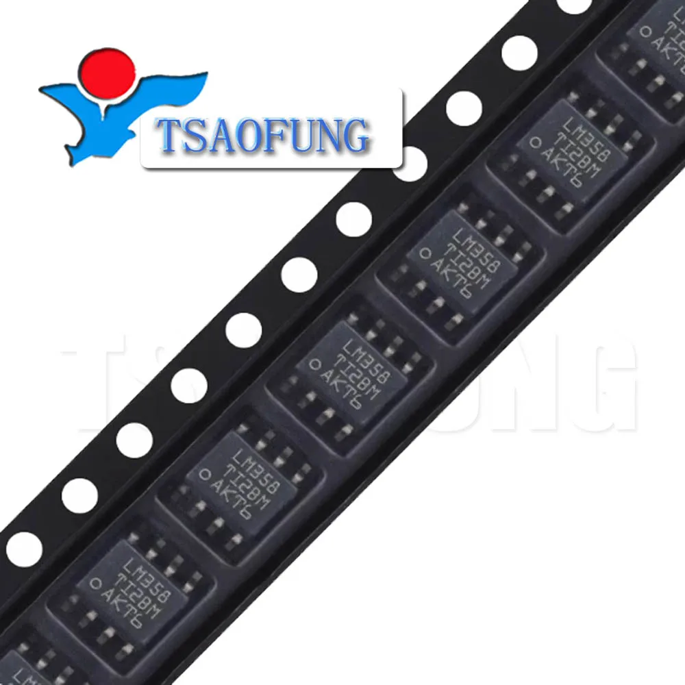 10Pieces EN25Q40-100GIP FDS6912A FDS6912 LM358MX LM358M SOP8 Integrated Circuits Electronic Components