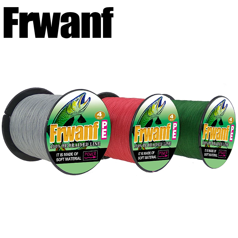 Frwanf 4 Strand Super PE Braided Fishing Lines 500M/547Yds 12LB-100LB Braided Line For Fishing Carp