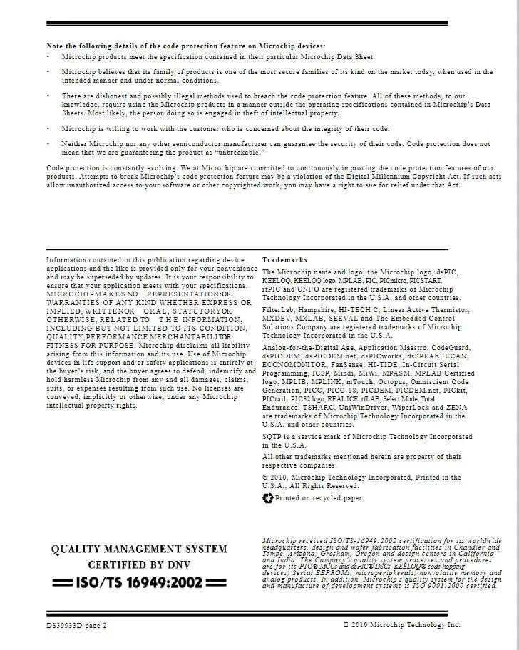 100% novo original 5pcs PIC18F87J90-I/PT chip