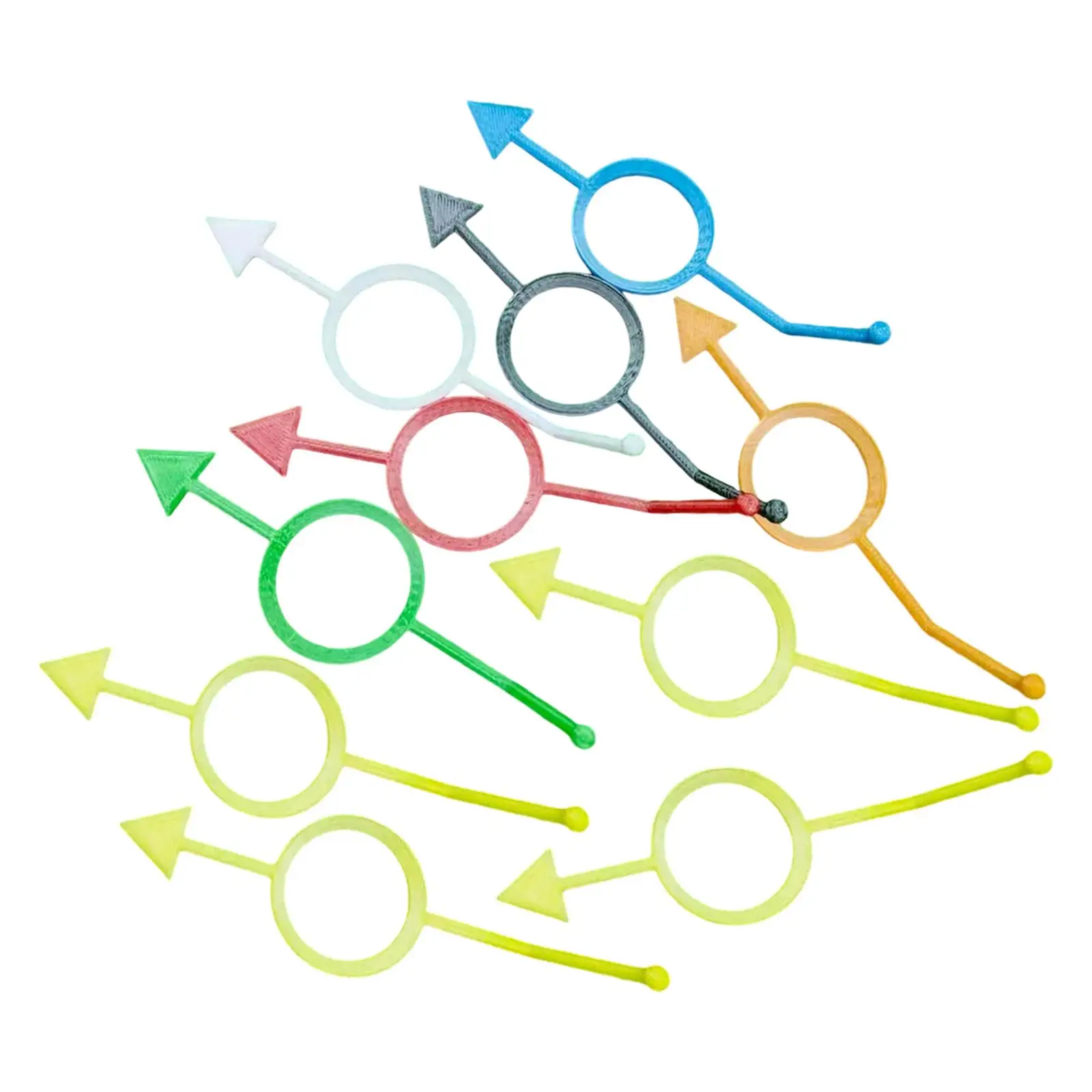 

10x Pool Billiards Pool Aiming Aid,Random Color Accessories,Practice Aiming Guide for Kids Intermediate