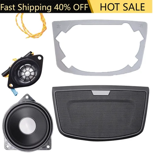 Kit de cubierta de altavoz de consola central de coche para Bmw F30 F31 F32 F34 3GT 3 4 Series altavoz de tablero altavoces de rango medio con Tweeter