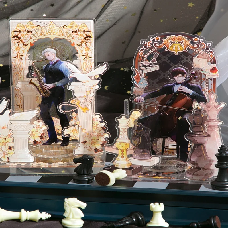 Dream Track เดสก์ท็อปปป้ายโฆษณาการ์ตูนสินค้าตัวอักษรแพลตฟอร์ม Badge การ์ดขาตั้งของเล่น ACG ตกแต่ง