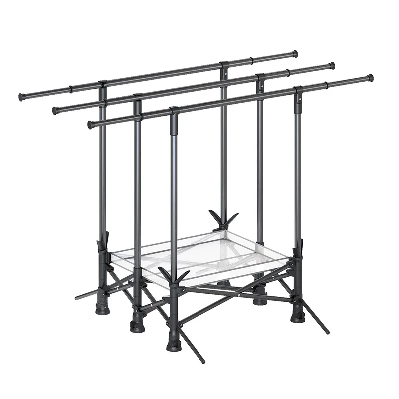 Bedroom hanger balcony drying quilt hanger windproof and windproof