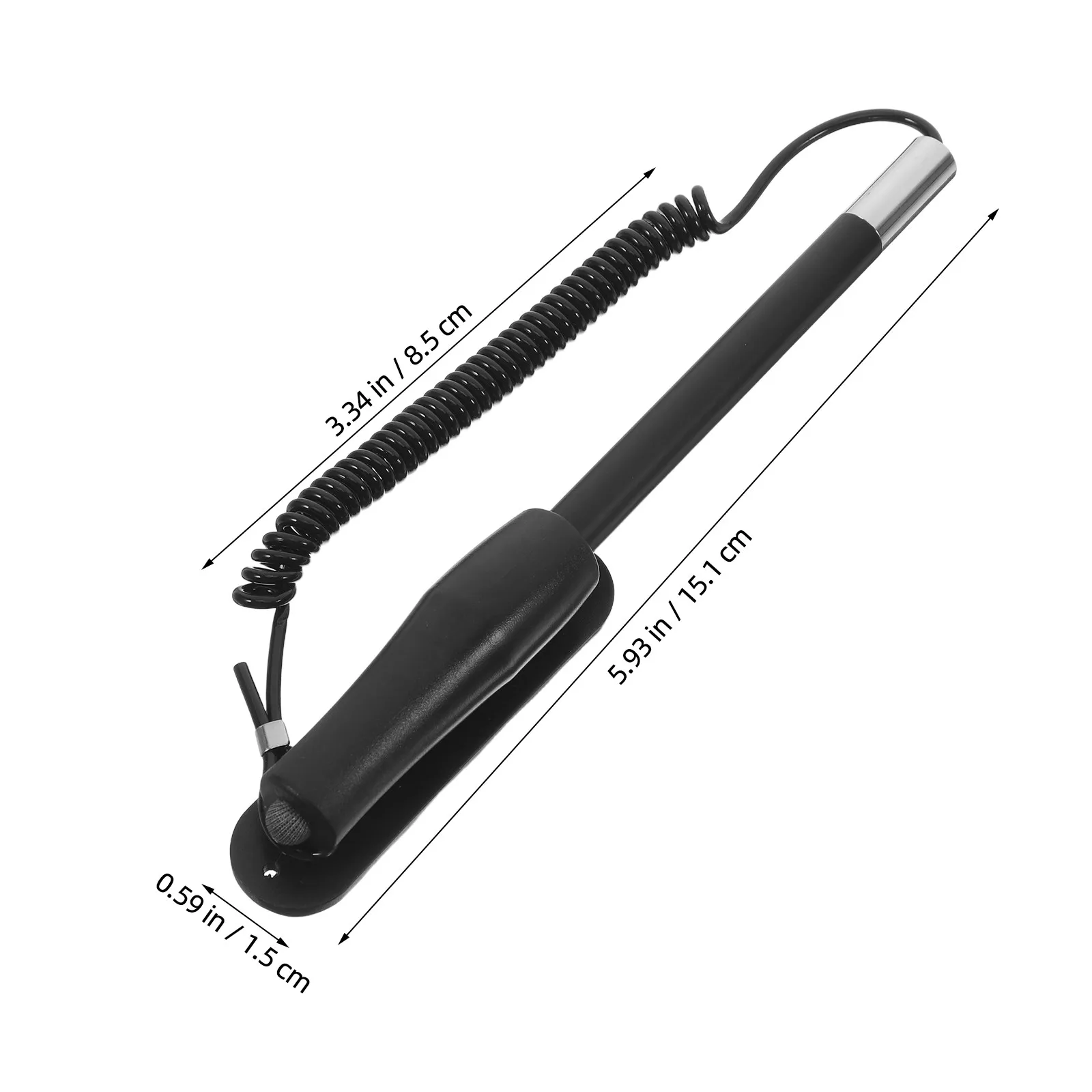 Capacitive Stylus Pen Multifunctional Spring Mount Design with Holder Retractable Soft Tip for Tablet Touchscreen Car Navigation