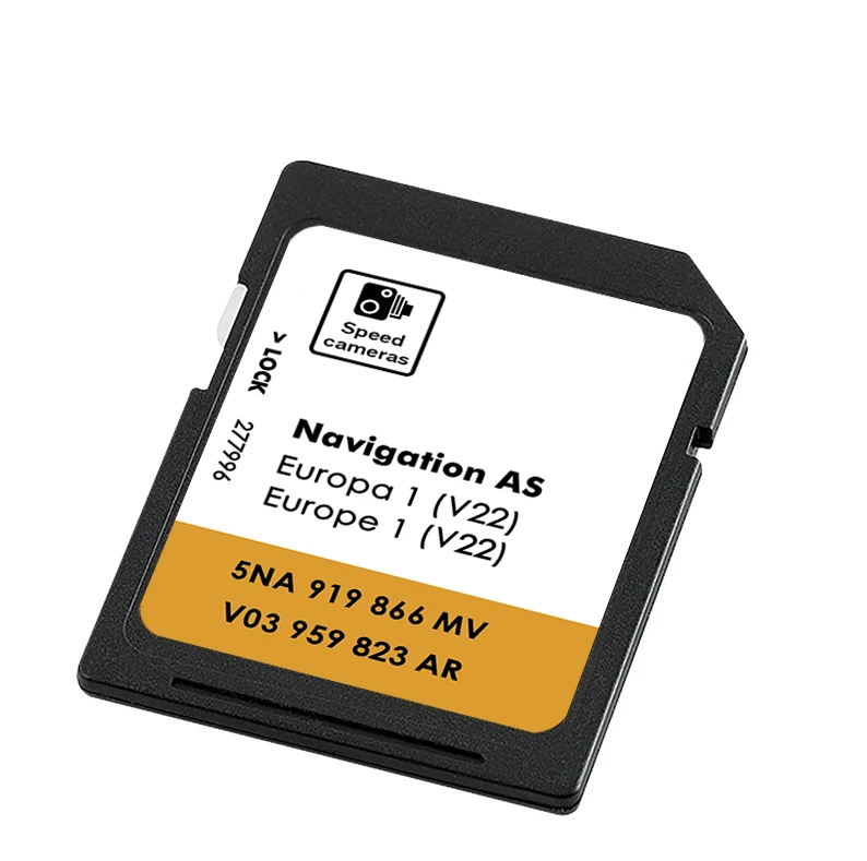5NA919866MV Speicherkarte SD Card Europa V22 الملاحة تحديث Navi Kartendaten جديد لنظام الوسائط اكتشف VW AS